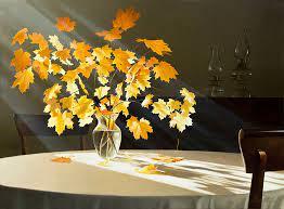 Autumn Conversation by Alexander Volkov