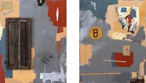 Westernish No. 14 (Diptych) by Miles Glynn