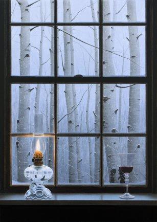 Aspen Window by Alexander Volkov