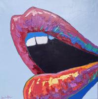 Light Blue Lips by Jordan Daines