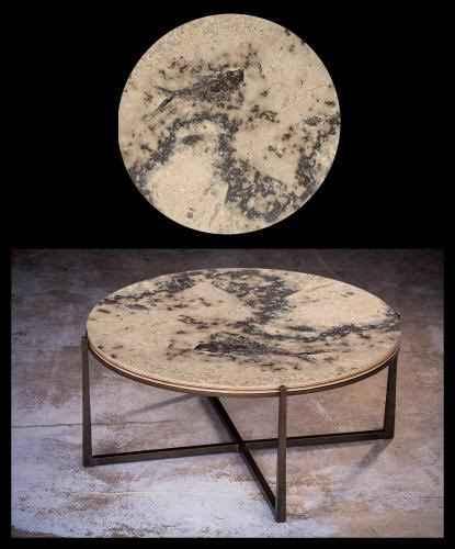 Round Fossil Coffee Table 1301 by Fossils