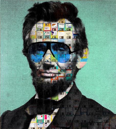 Abraham Lincoln v2.0 - Green by Taylor Smith