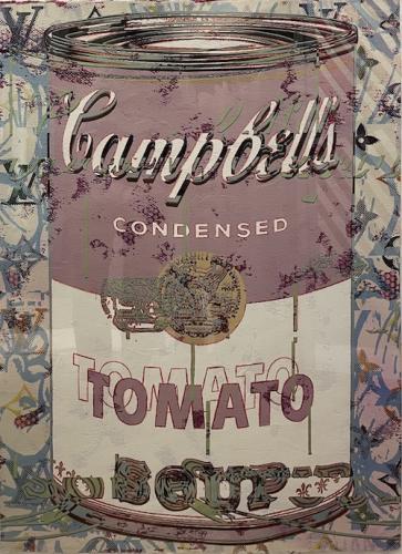 Campbell's Tomato Soup Disaster in Pink #02 by Taylor Smith